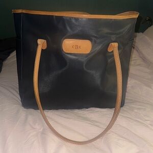 Jon Hart Tyler Tote – Slate Coated Canvas & Leather